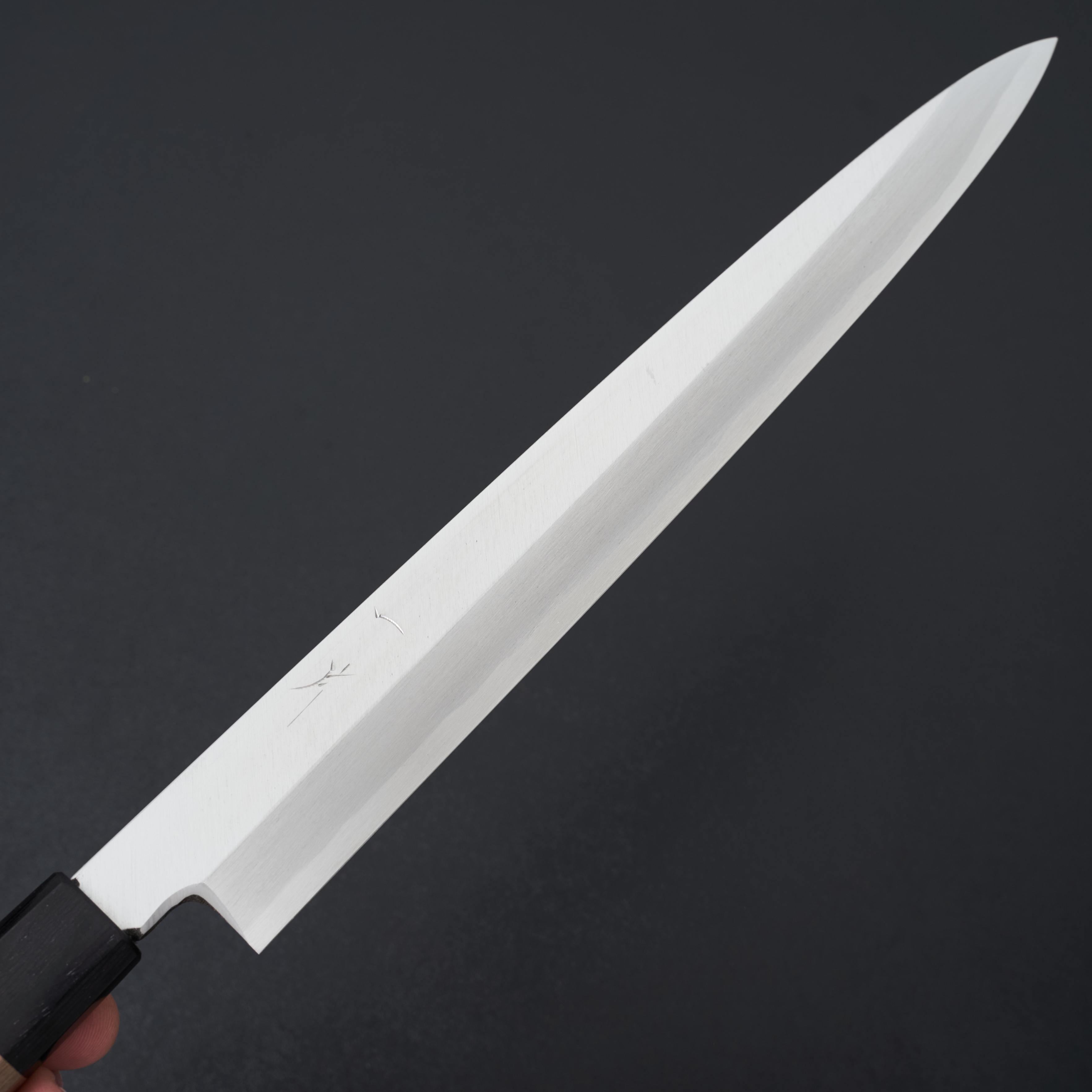 Hitohira Kikuchiyo Manzo White #3 Yanagiba 300mm Japanese Sushi Knife with Walnut Handle & Saya - Perfect for Sushi Chefs & Japanese Cuisine Preparation