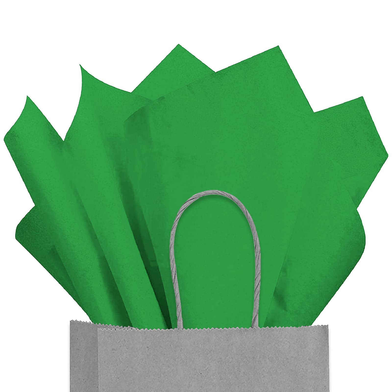 AZOWA Premium Green Gift Wrapping Tissue Paper - 20x29 Inches, 120 Sheets - Eco-Friendly Decorative Paper for Gift Bags, Party Favors, Wedding Decorations & Craft Projects