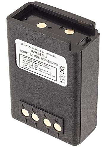 Replacement Battery for Tekk SB-80 Two-Way Radio - 7.2V 1650mAh Ni-MH Rechargeable Battery Pack - Perfect for Walkie Talkies, Security Radios & Outdoor Communication
