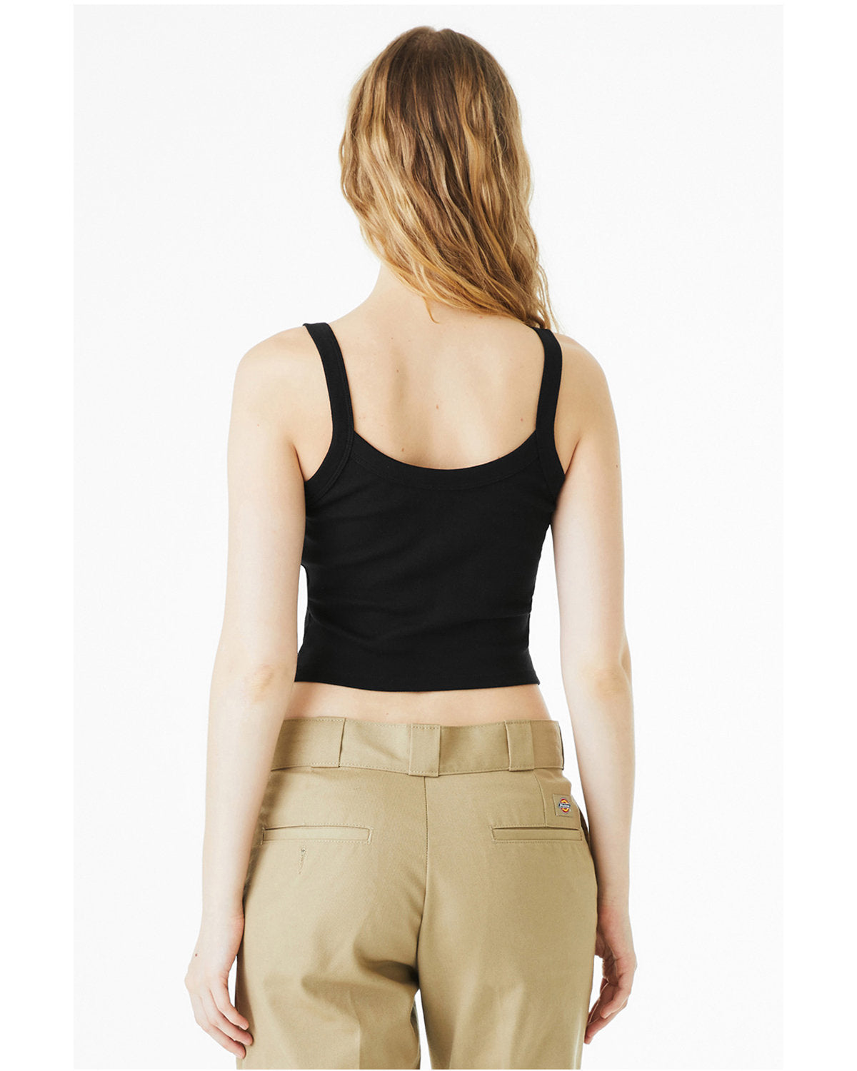 Bella + Canvas 1012BE Women's Micro Ribbed Scoop Neck Tank Top - Soft Stretchy Casual Tee for Yoga, Gym & Everyday Wear