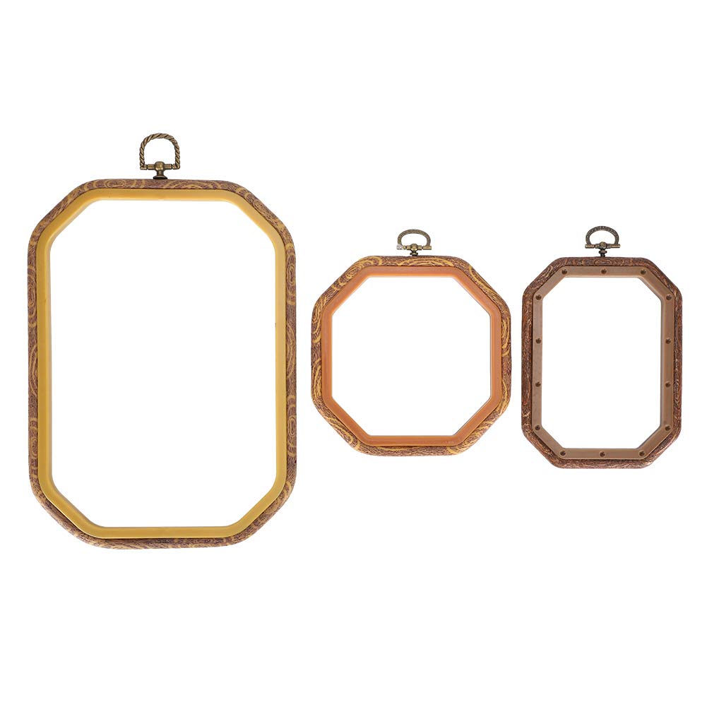 BTER Heavy Duty Embroidery Hoop Frame - 3 Sizes for DIY Hand Embroidery, Silk Painting & Craft Decorations - Perfect for Home Decor, Wall Art & Gift Making