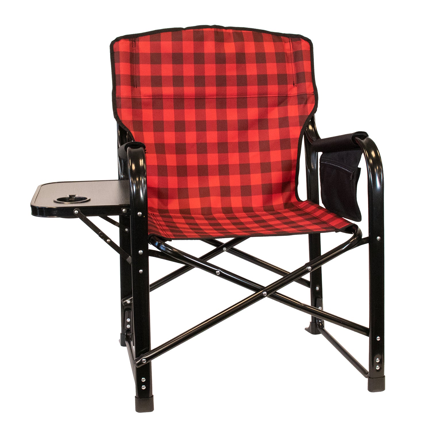 RED-BLACK PLAID