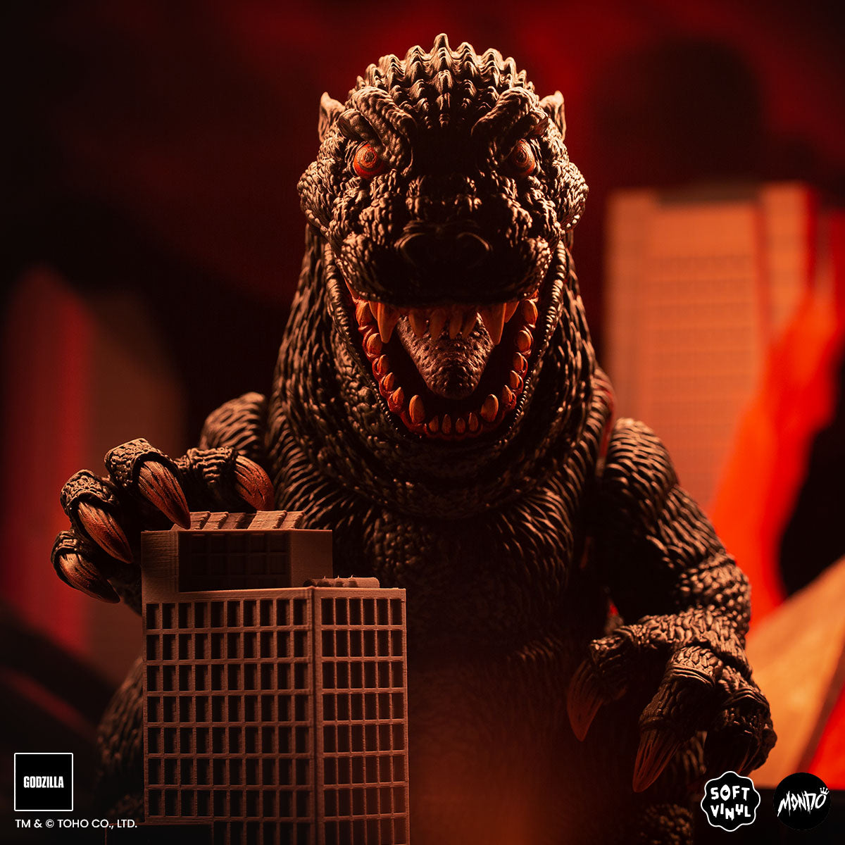 Godzilla Vinyl Designer Figure by James Groman - Premium Collectible Toy for Movie Fans & Pop Culture Enthusiasts - Perfect for Display, Gifts, and Home Decor