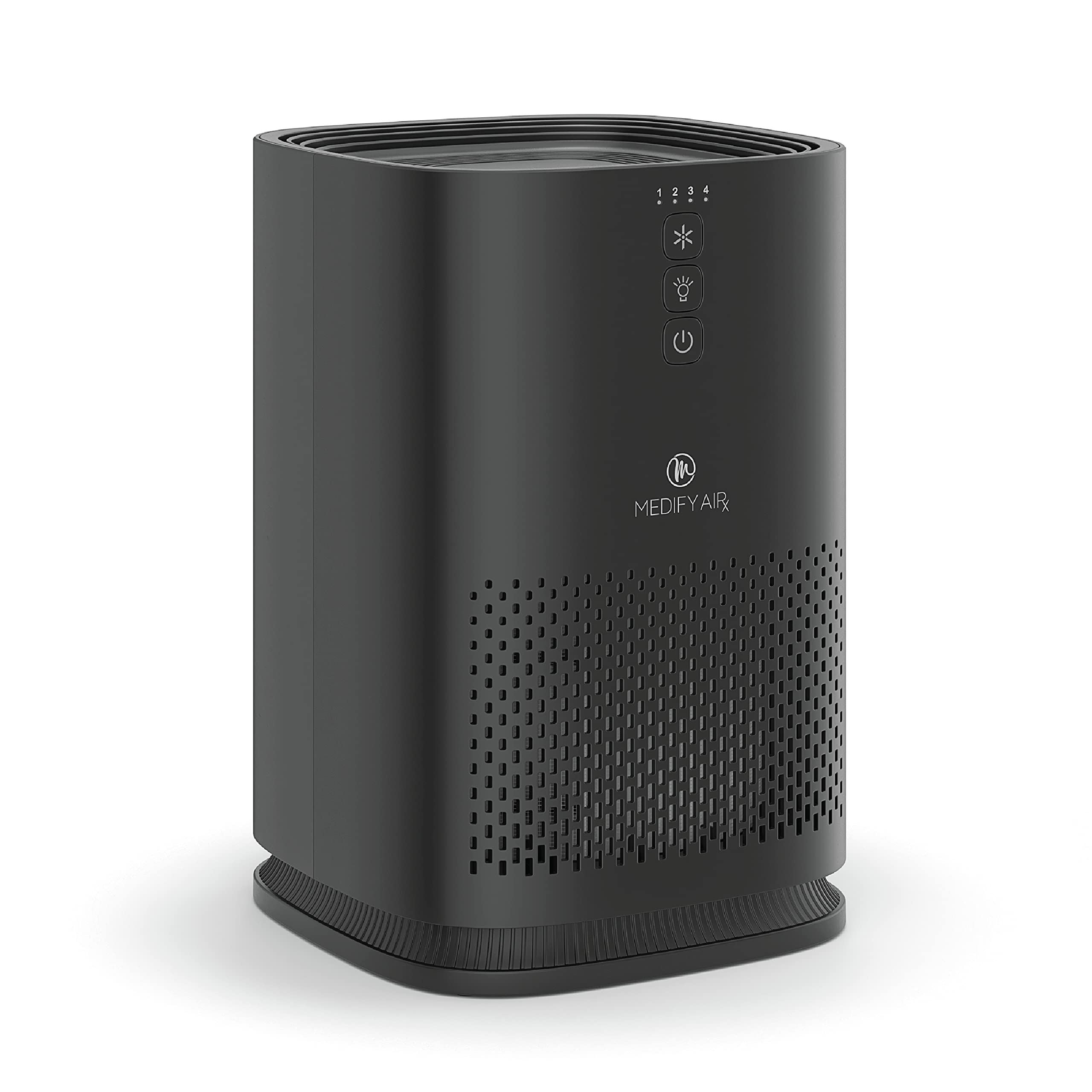 Medify MA-14 True HEPA H13 Air Purifier for Large Rooms up to 470 sq ft - Removes Smoke, Dust, Pollen, Pet Dander & Odors - Filters 99.9% of Particles Down to 0.1 Microns - Ideal for Bedrooms, Living Rooms & Offices (Black, 1-Pack)