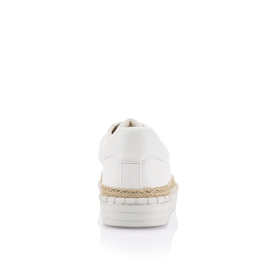 Quay Flatform Sneakers for Women - White Platform Sneakers | Comfortable & Stylish Walking Shoes for Casual Outfits & Everyday Wear
