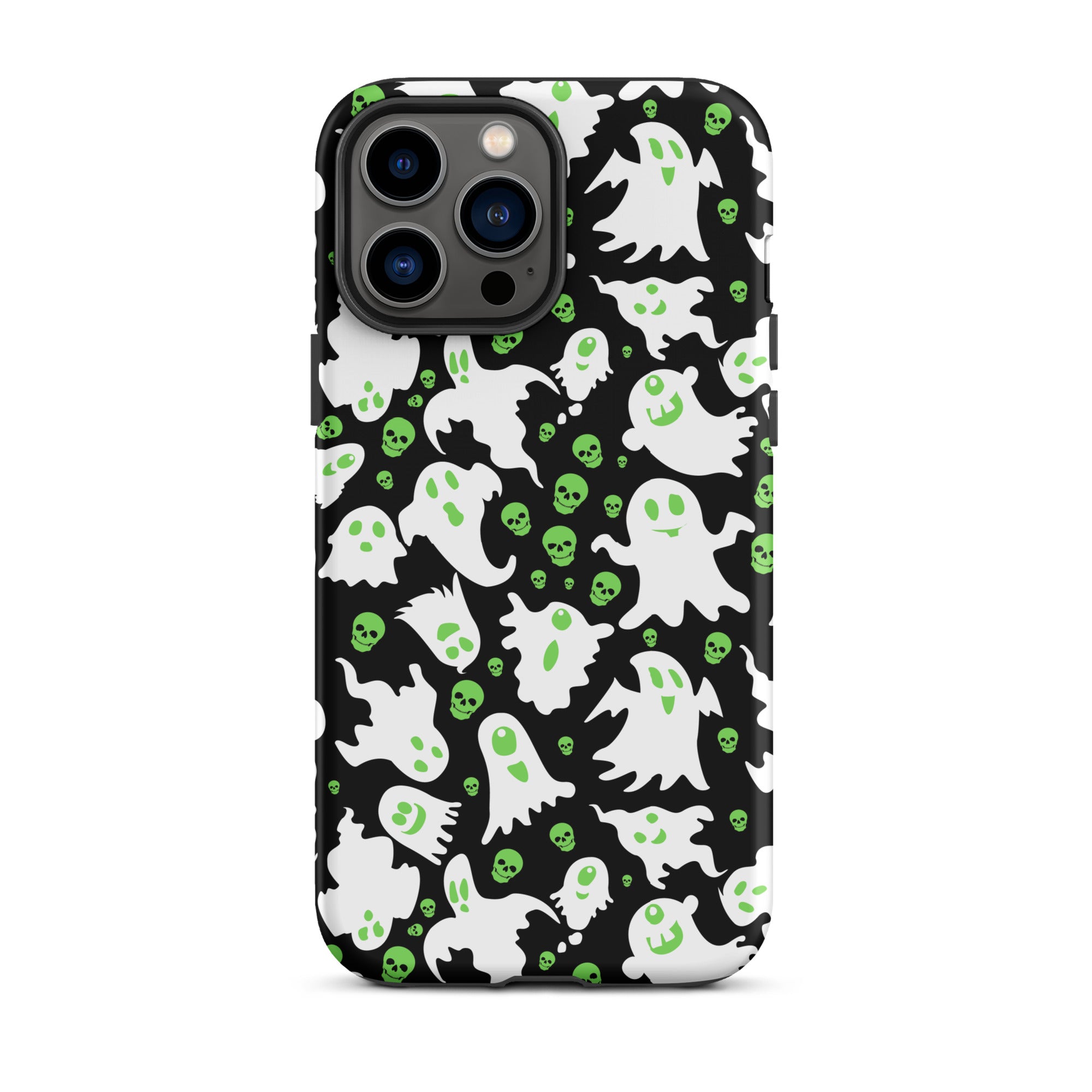 Premium Spooky Specter iPhone Case - Durable & Stylish Ghost Design for iPhone 14/13/12/11 Pro Max - Perfect for Halloween, Cosplay & Themed Parties