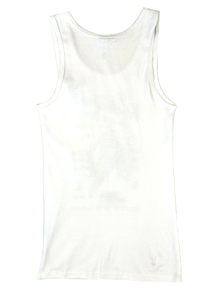 Rockmount TS 350 WHT Women's Western Bronc Tank Top - White | Rodeo, Cowgirl Fashion & Summer Outfit Essential