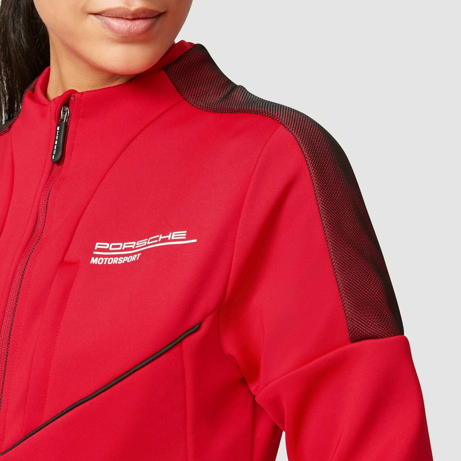 Porsche Motorsport Women's Softshell Jacket - Windproof & Water-Resistant Winter Coat for Racing Fans - Perfect for Track Days & Outdoor Activities