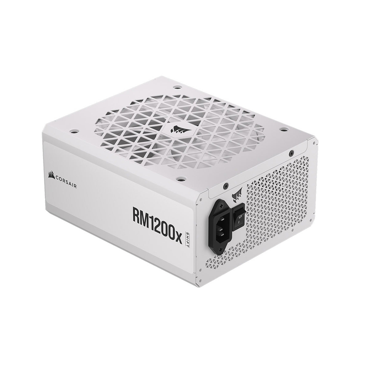 Corsair RM1200x SHIFT 1200W 80 Plus Gold Fully Modular ATX Power Supply (White) - Premium PSU for Gaming PC, Workstation & High-End Builds