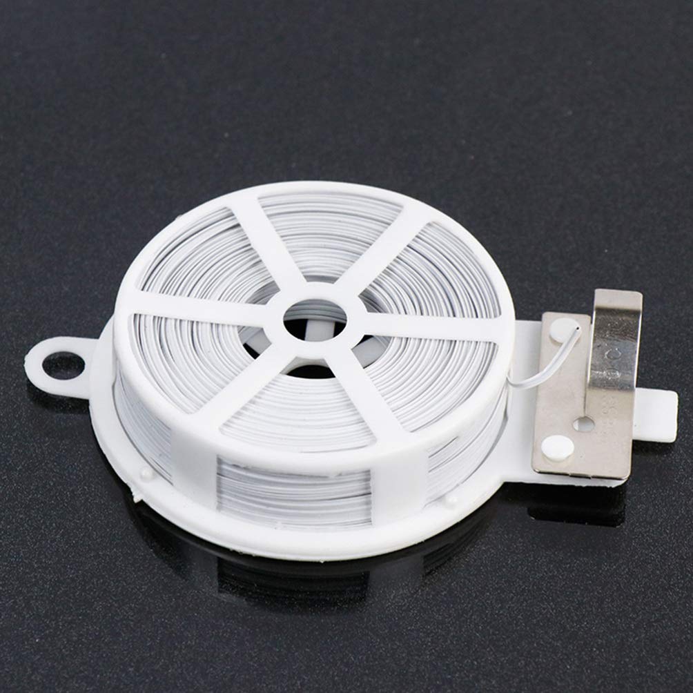 Cabilock 3-Pack Garden Plant Ties - Flexible White & Black Plant Support Wire, Bonsai Training Tape, Gardening Supplies for Vine Support, Pipeline Repair & Greenery Securing - Perfect for Indoor/Outdoor Plants, Greenhouses & DIY Projects