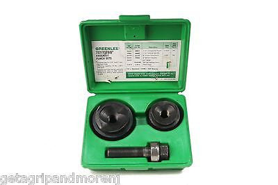 Greenlee 737BB Ball Bearing Knockout Punch Set - Professional Electrical Conduit Tool for Metalworking & Electrical Installations