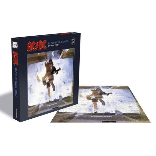 AC/DC Blow Up Your Video 500-Piece Jigsaw Puzzle - Rock Band Collectible Puzzle for Adults & Teens - Perfect for Music Lovers, Home Decor & Relaxation