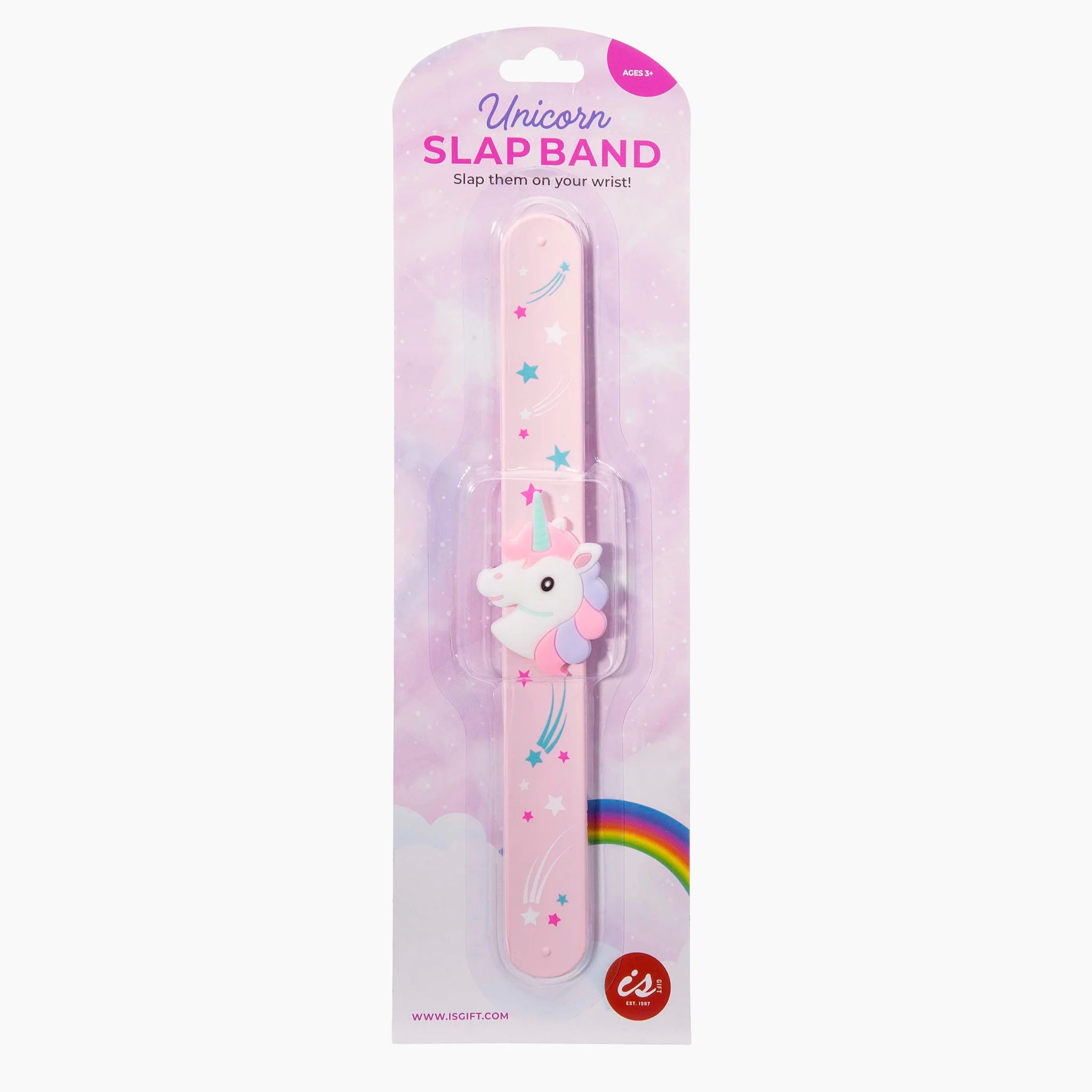 IS Gift Unicorn Slap Bracelet - Colorful Stretchy Slap Wristbands for Kids, Girls, Teens - Perfect for Birthday Parties, School Events & Fashion Accessories
