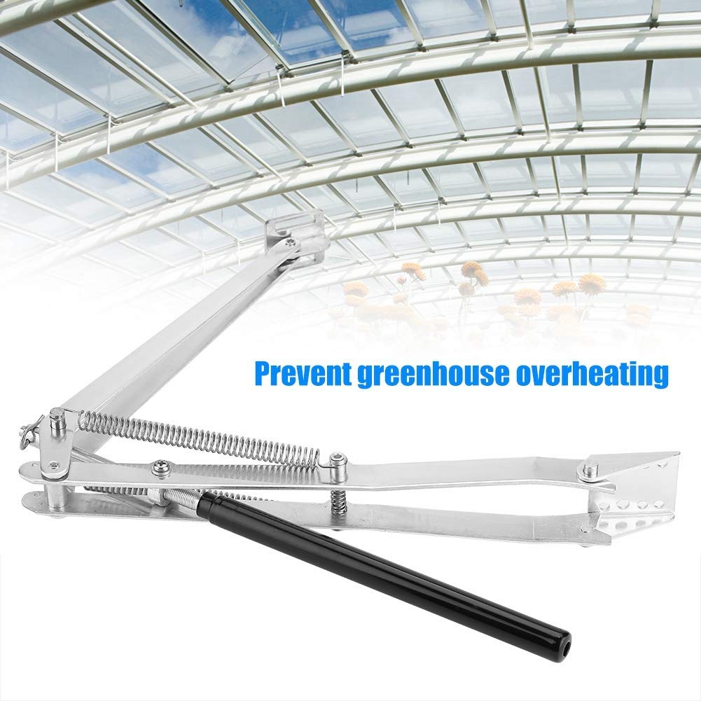 Solar-Powered Automatic Greenhouse Window Vent Opener - No Electricity Needed, Lifts 15 lbs for Hothouse & Cold Frame Gardening | Ideal for Energy-Efficient Plant Ventilation & Temperature Control