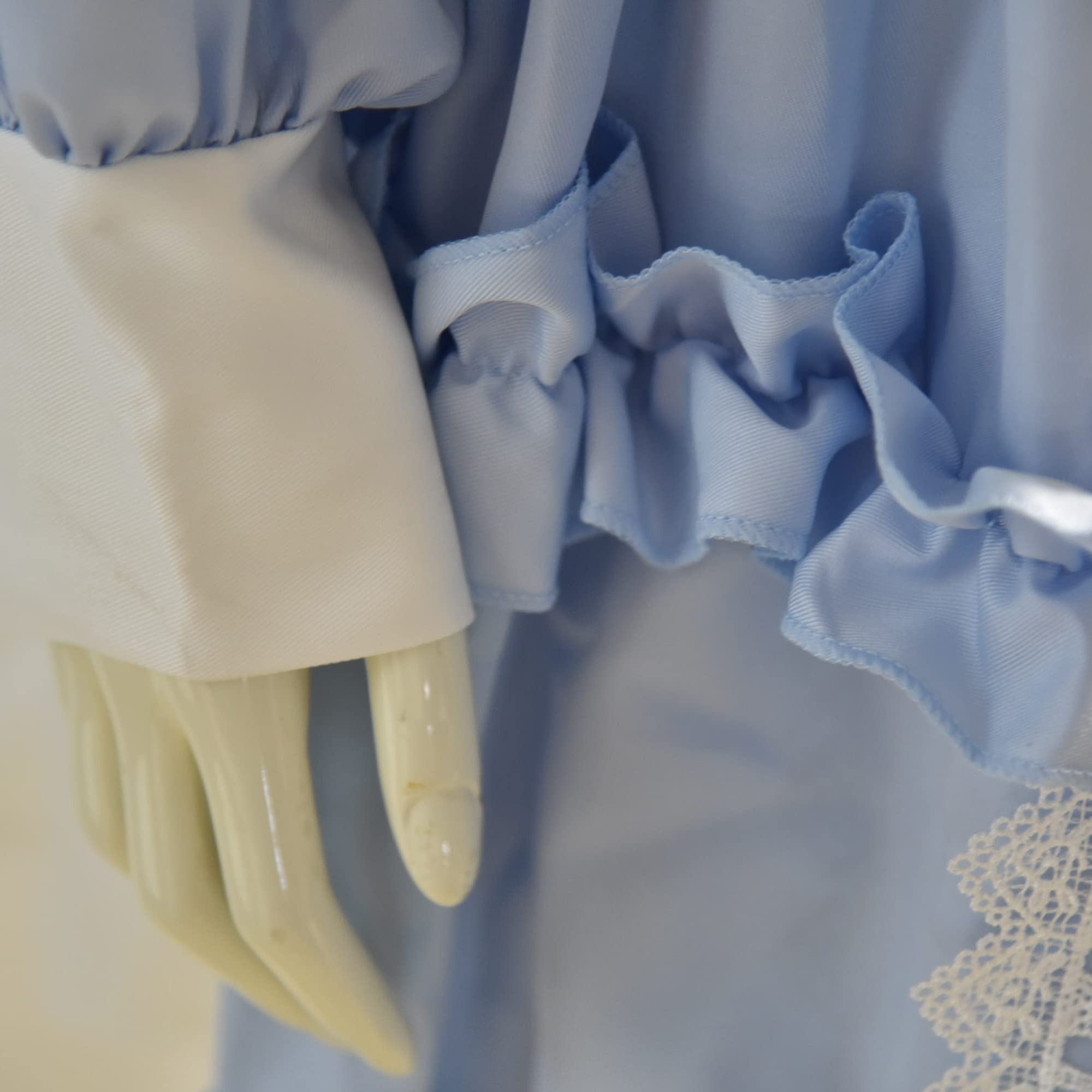 Lolita Princess Dress for Girls - Kawaii Long Sleeve Chiffon Skirt Cute Party Dress in Sky Blue | Perfect for Cosplay, Tea Parties & Special Occasions