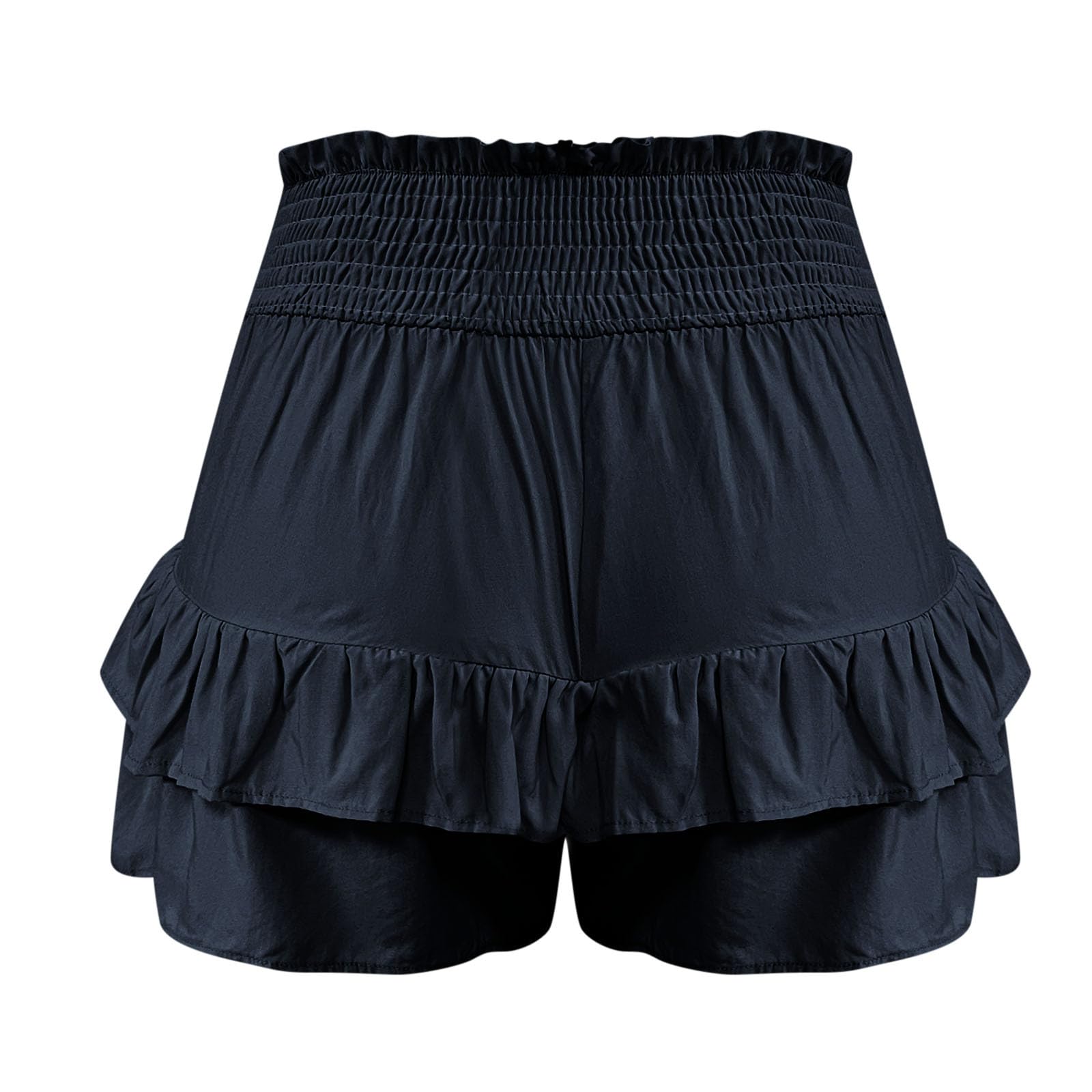 Women's High Waisted Stretchy Shorts - Summer Casual Y2K Wide Leg Pants for Beach & Streetwear