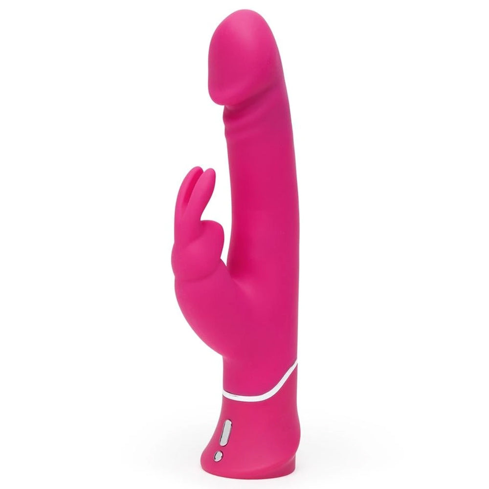 Happy Rabbit Dual Density Silicone Vibrator - Realistic Feel for Women's Pleasure - Perfect for Couples Play & Solo Use