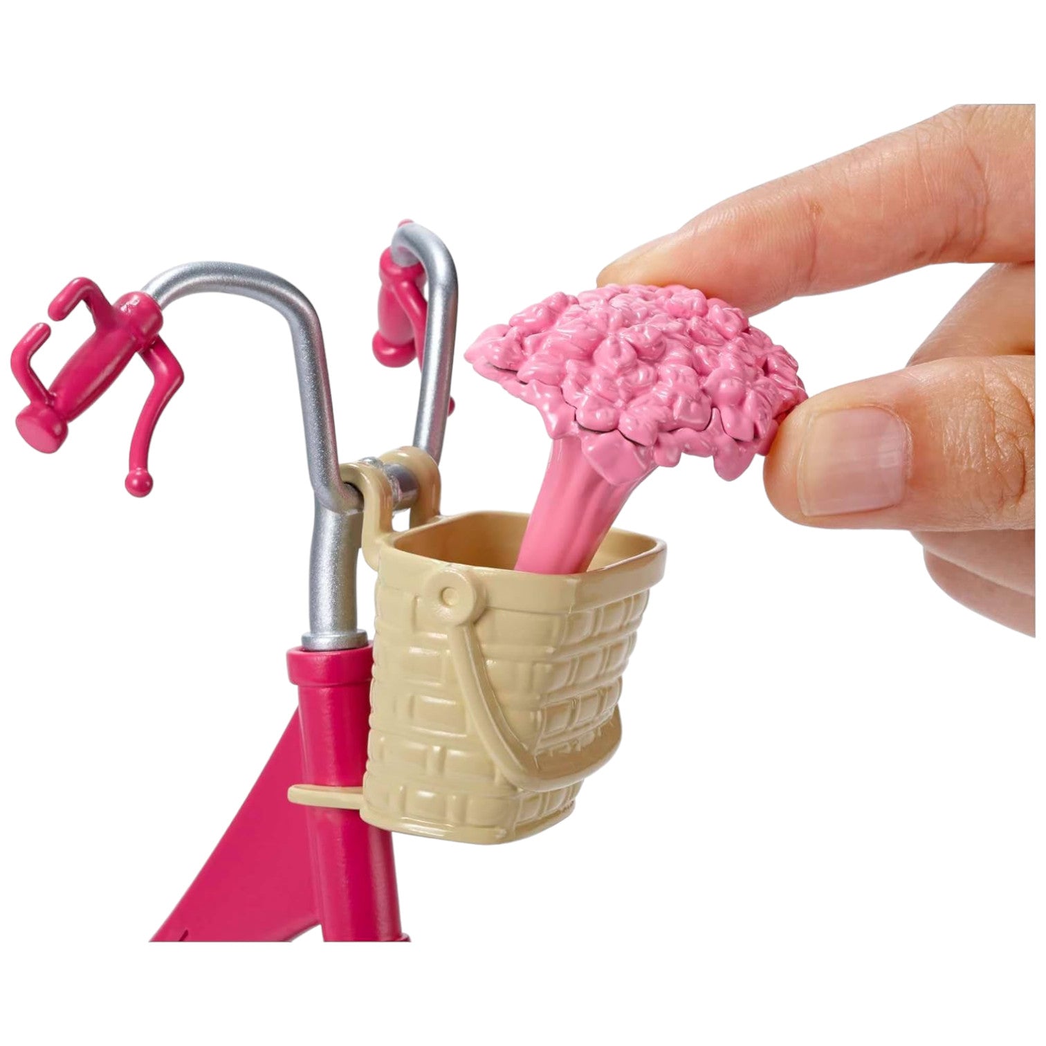 Barbie Bike for Girls - Pink Princess Bicycle with Training Wheels, Basket & Bell - Perfect for Outdoor Play, Birthday Gifts & Neighborhood Rides