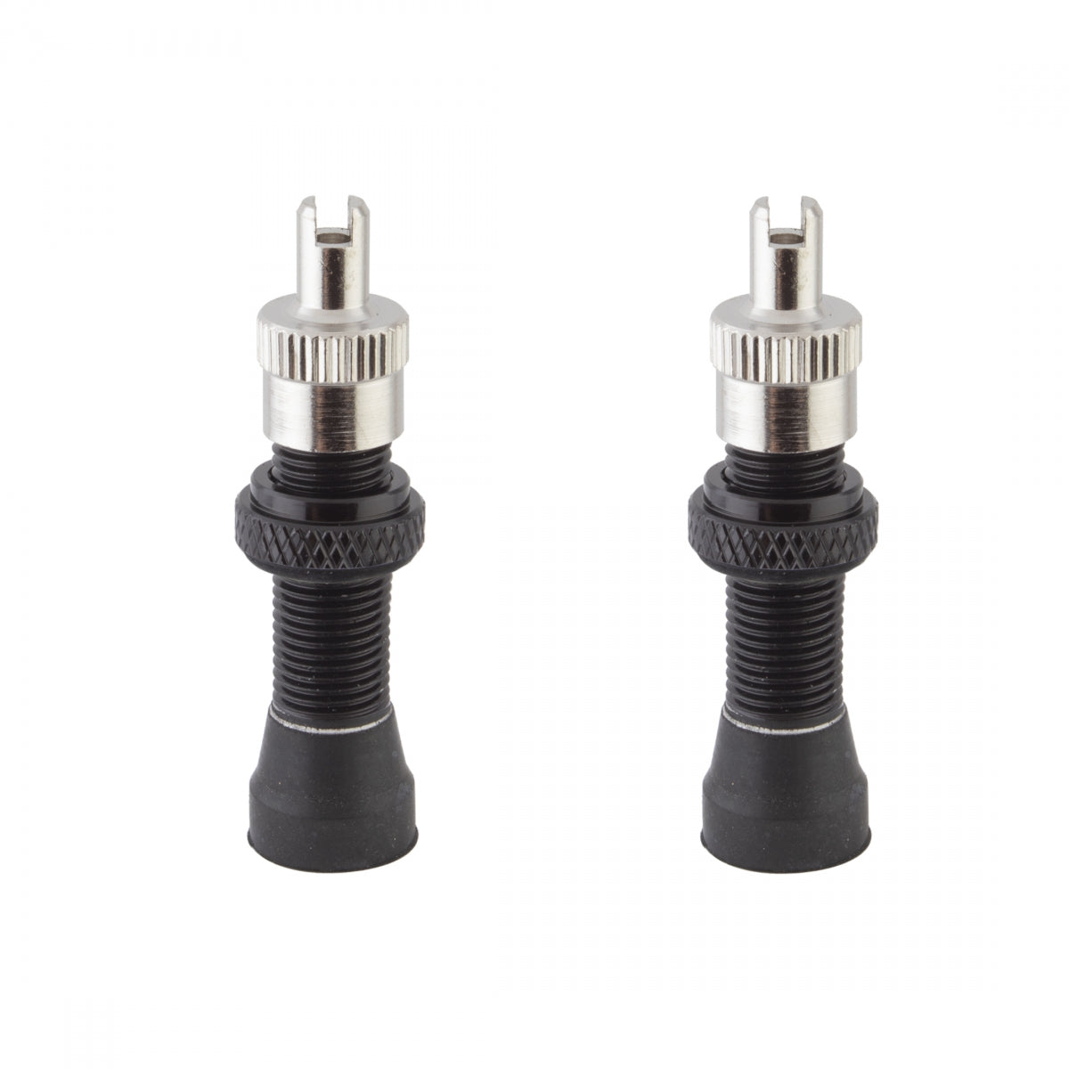 Premium Tubeless Alloy Schrader Valves (32mm) - 1 Pair for Bicycle & MTB Wheels - Durable Air Retention for Road, Gravel & Mountain Biking