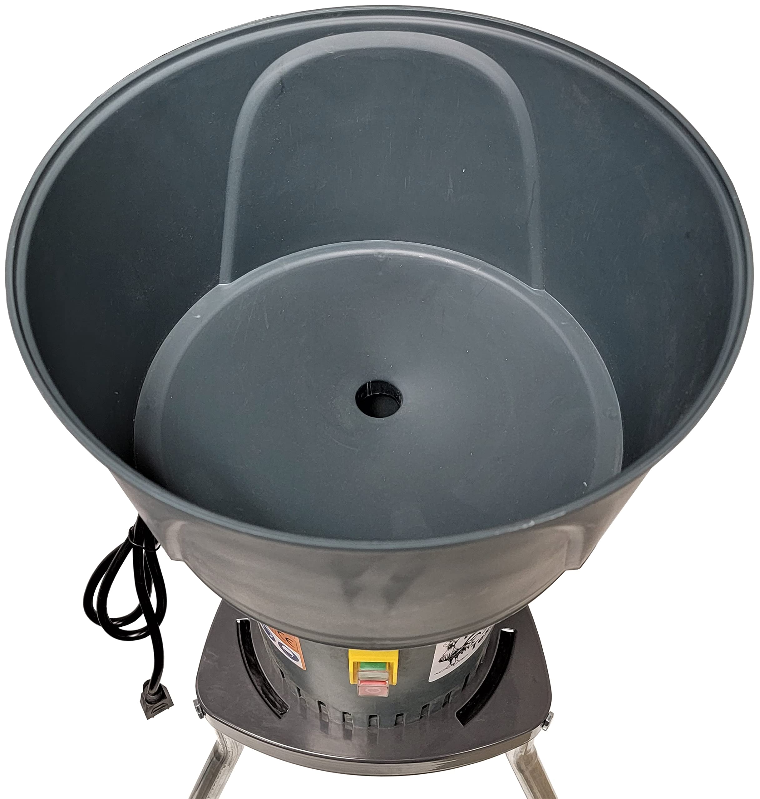 Electric Feed and Grain Grinding Mill 110V - Includes 9 Grinder Plates & Legs for Home, Farm, and Commercial Use - Perfect for Grinding Corn, Wheat, and Animal Feed