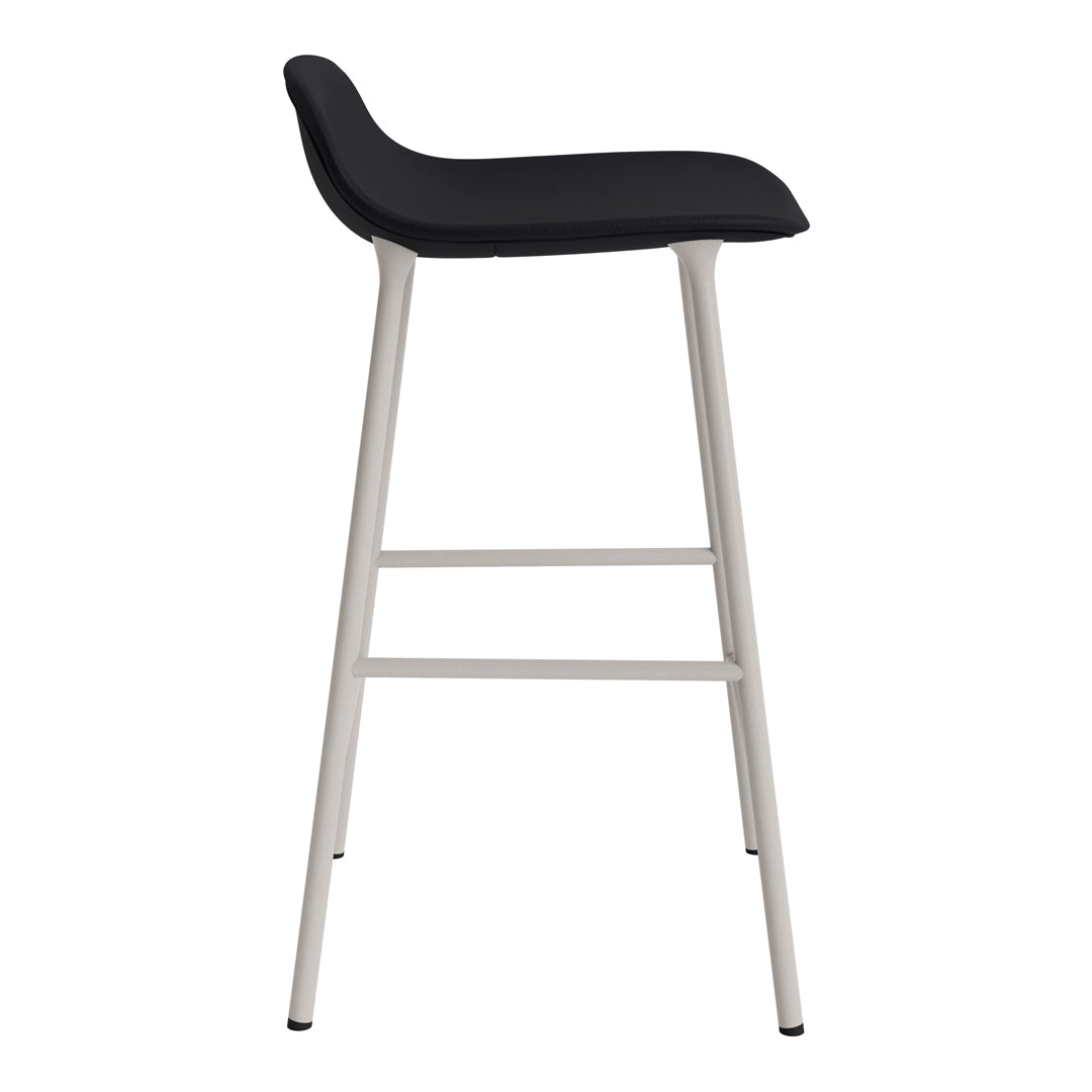 Modern Form Counter Stool with Sturdy Metal Legs & Comfortable Upholstered Seat - Perfect for Kitchen Islands, Breakfast Bars & Home Decor