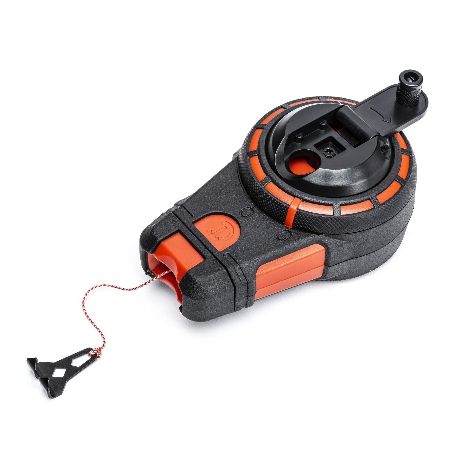 Crescent Lufkin 100-Foot Professional Contractor Chalk Line Reel - Heavy Duty Construction Chalk Box for Framing, Roofing, Masonry & DIY Projects - CLO100