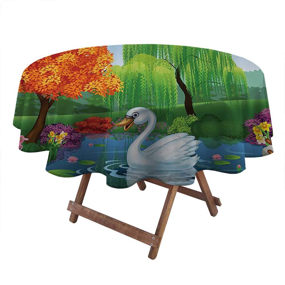 Waterproof Round Tablecloth 36