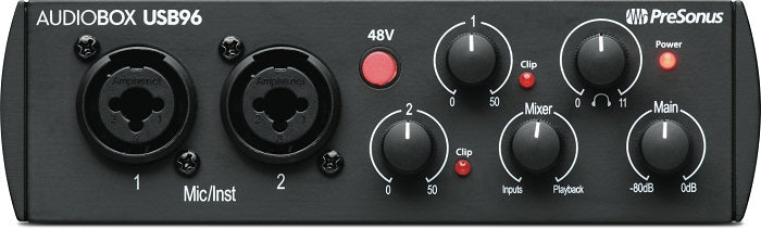 PreSonus AudioBox USB 96 25th Anniversary Edition Audio Interface with Studio One Artist DAW Software - Perfect for Home Recording, Podcasting & Music Production (2 Configuration Options)