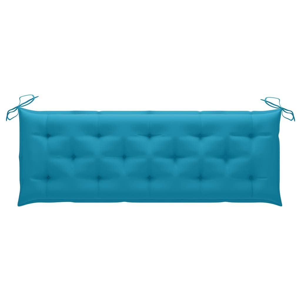 **Fast Shipping Garden Bench Cushion – Replacement Seat Pad for Swing Chairs & Wooden/Metal Benches – Light Blue 59.1