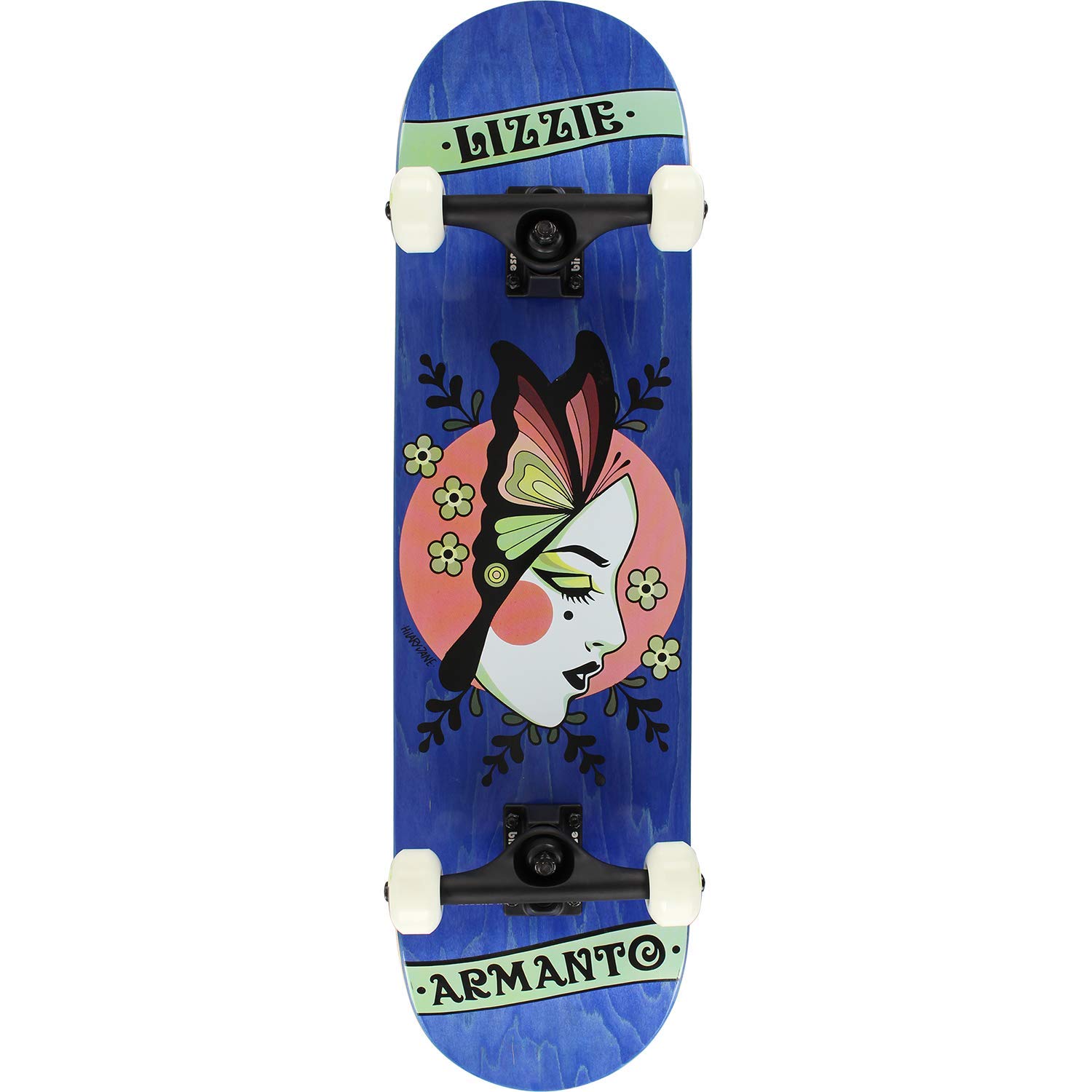 Armanto Butterfly Complete Skateboard - 8.0 Inch Deck | Professional Skateboard for Beginners & Adults | Perfect for Street Skating, Tricks & Commuting