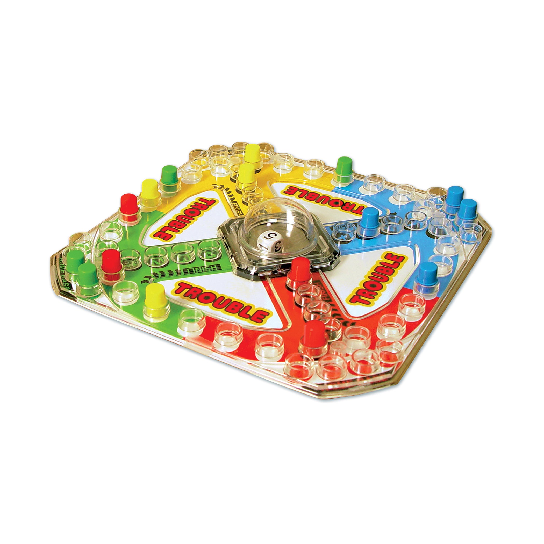 Classic Trouble Pop-O-Matic Board Game for Kids & Families | Fun Strategy Game for Game Nights & Indoor Activities