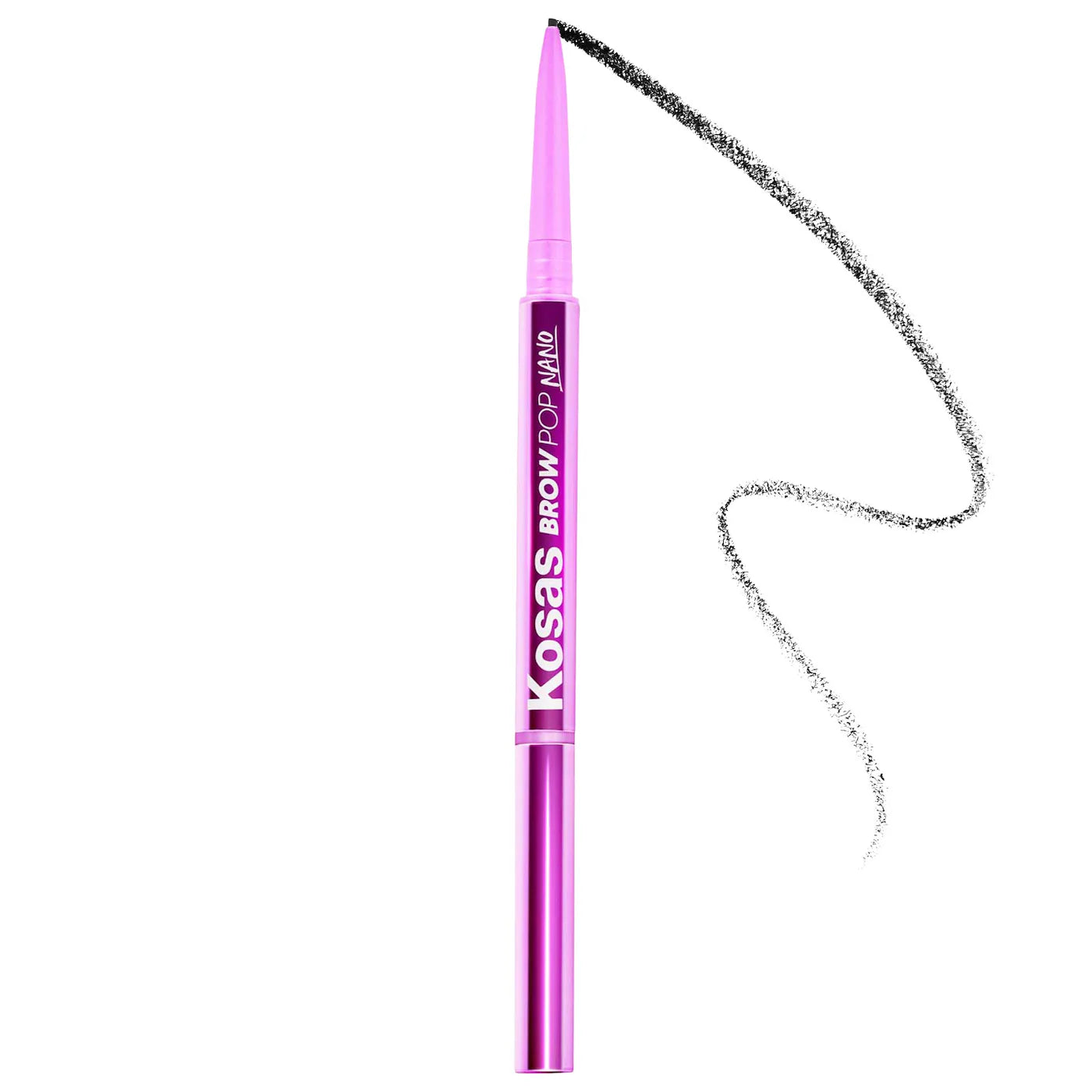 Kosas Brow Pop Nano Ultra Fine Detailing & Feathering Eyebrow Pencil - Natural-Looking Brows for All-Day Wear (Multiple Shades) | Perfect for Everyday Makeup & Professional Brow Styling