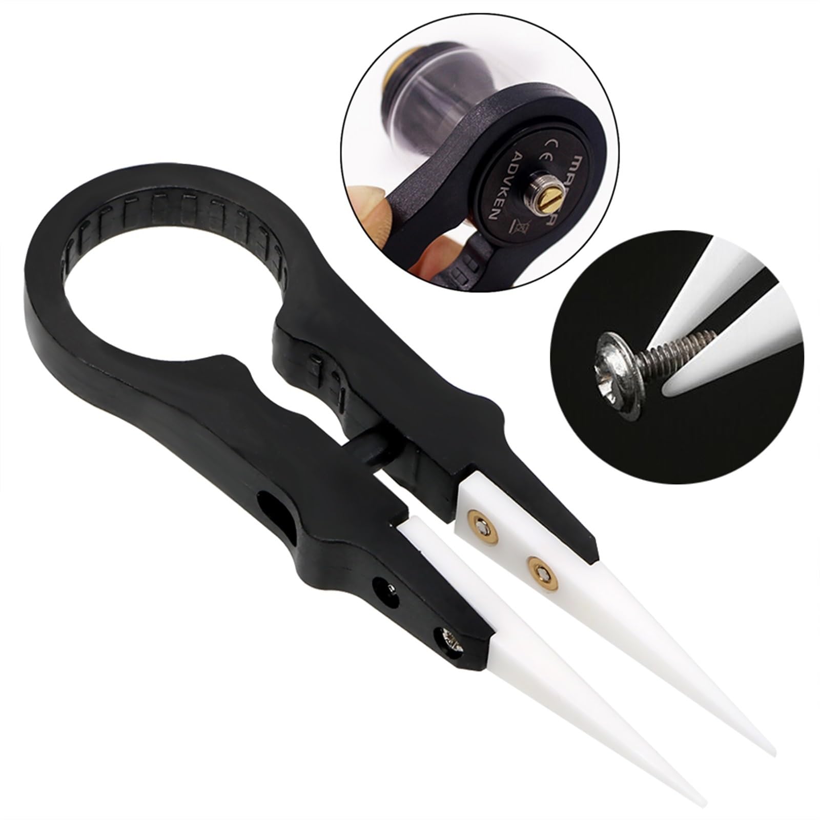 Professional Stainless Steel Hair Removal Tweezers - Precision Grooming & Industrial Maintenance Tool for Eyebrows, Splinters & Electronics Repair - Perfect for Home, Salon & Workshop Use