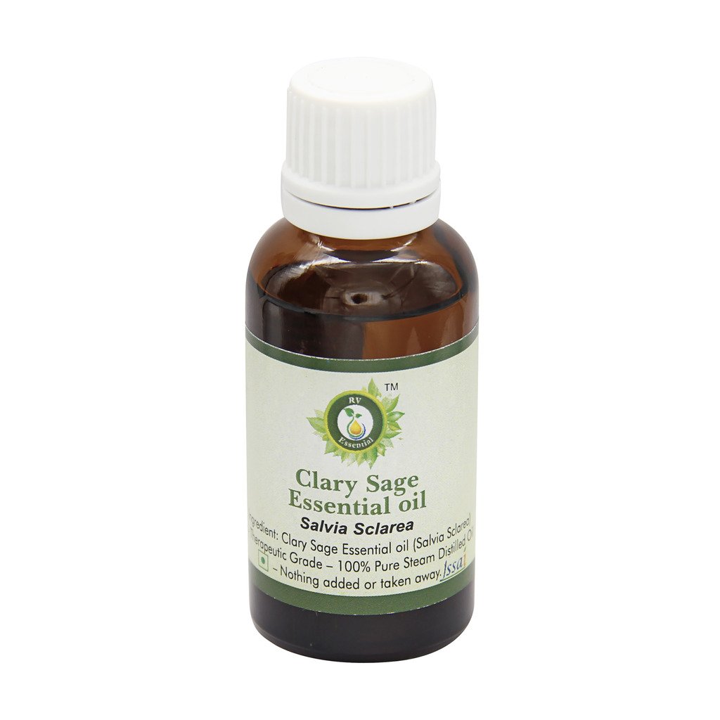Pure Clary Sage Essential Oil 50ml - 100% Natural Salvia Sclarea Oil for Aromatherapy, Relaxation & Skin Care - Perfect for Diffusers, Massage & DIY Beauty Products