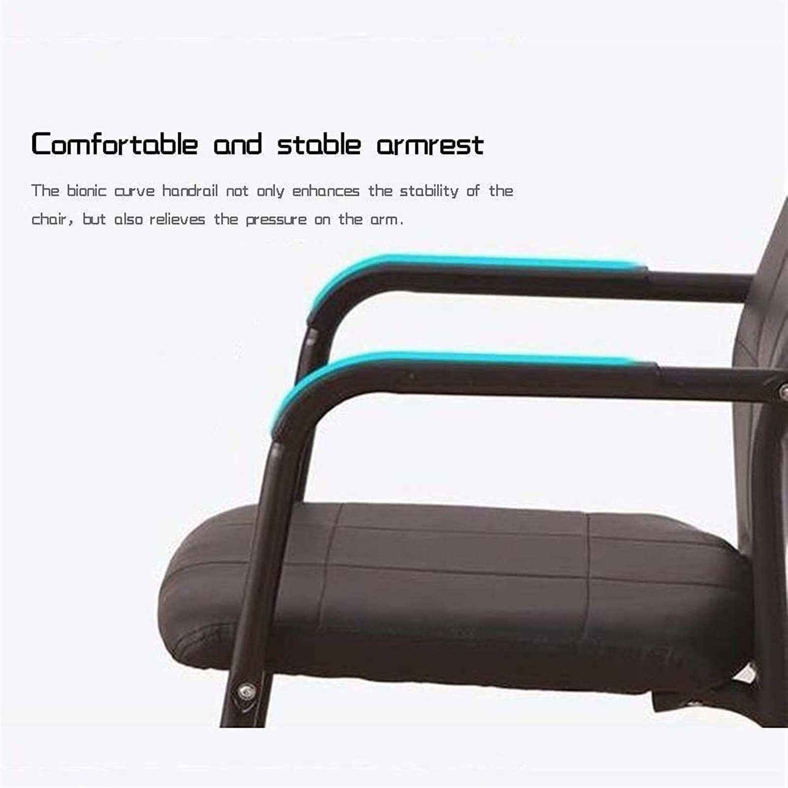 Ergonomic Mesh Office Chair with High Back - Adjustable Computer Desk Chair for Home & Gaming - Breathable Fabric & Lumbar Support (Blue) - Perfect for Work, Study & Long Hours of Comfort