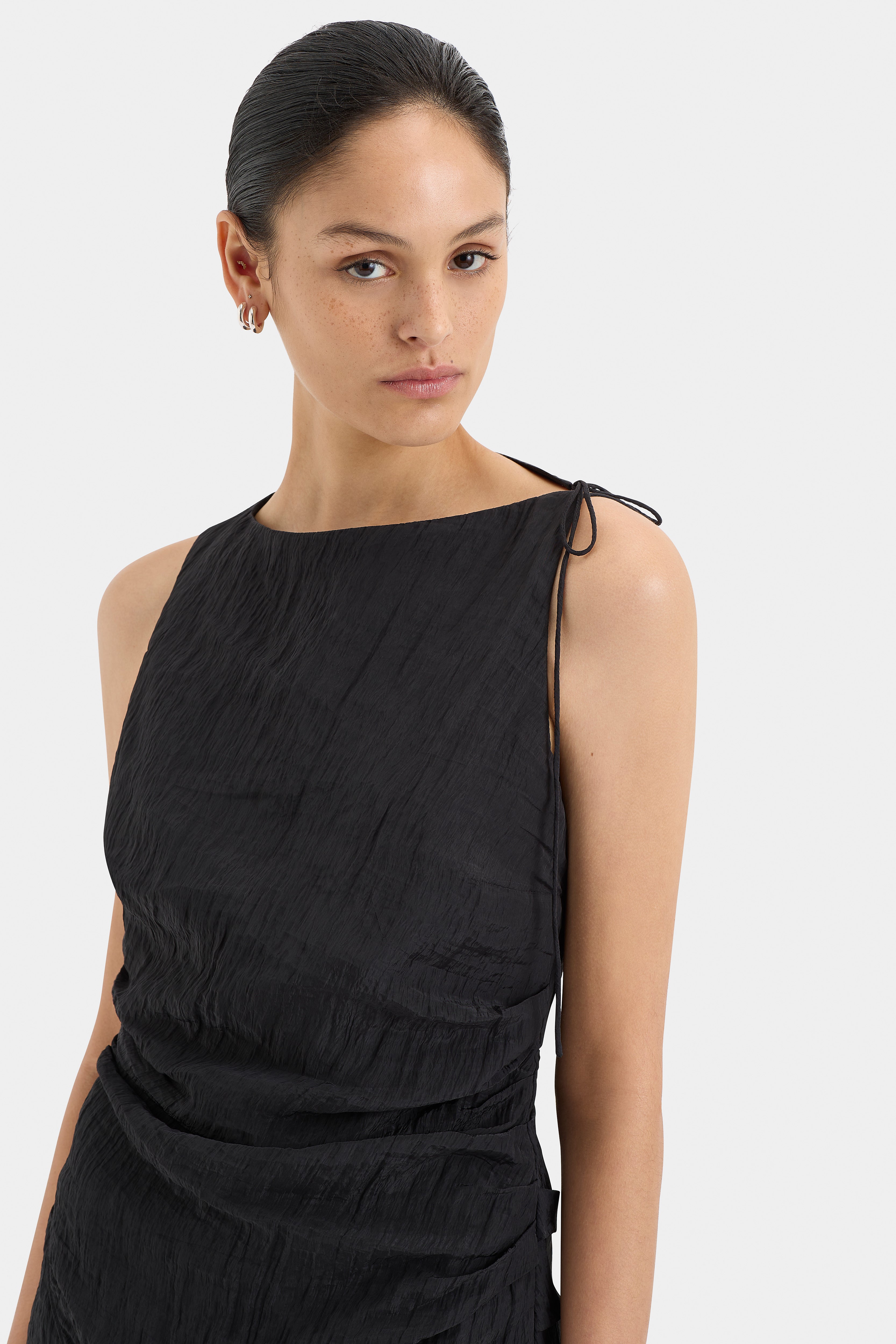 Ligera Mini Dress - Women's Flowy Short Sleeve Summer Dress for Casual Wear, Beach & Party Outfits