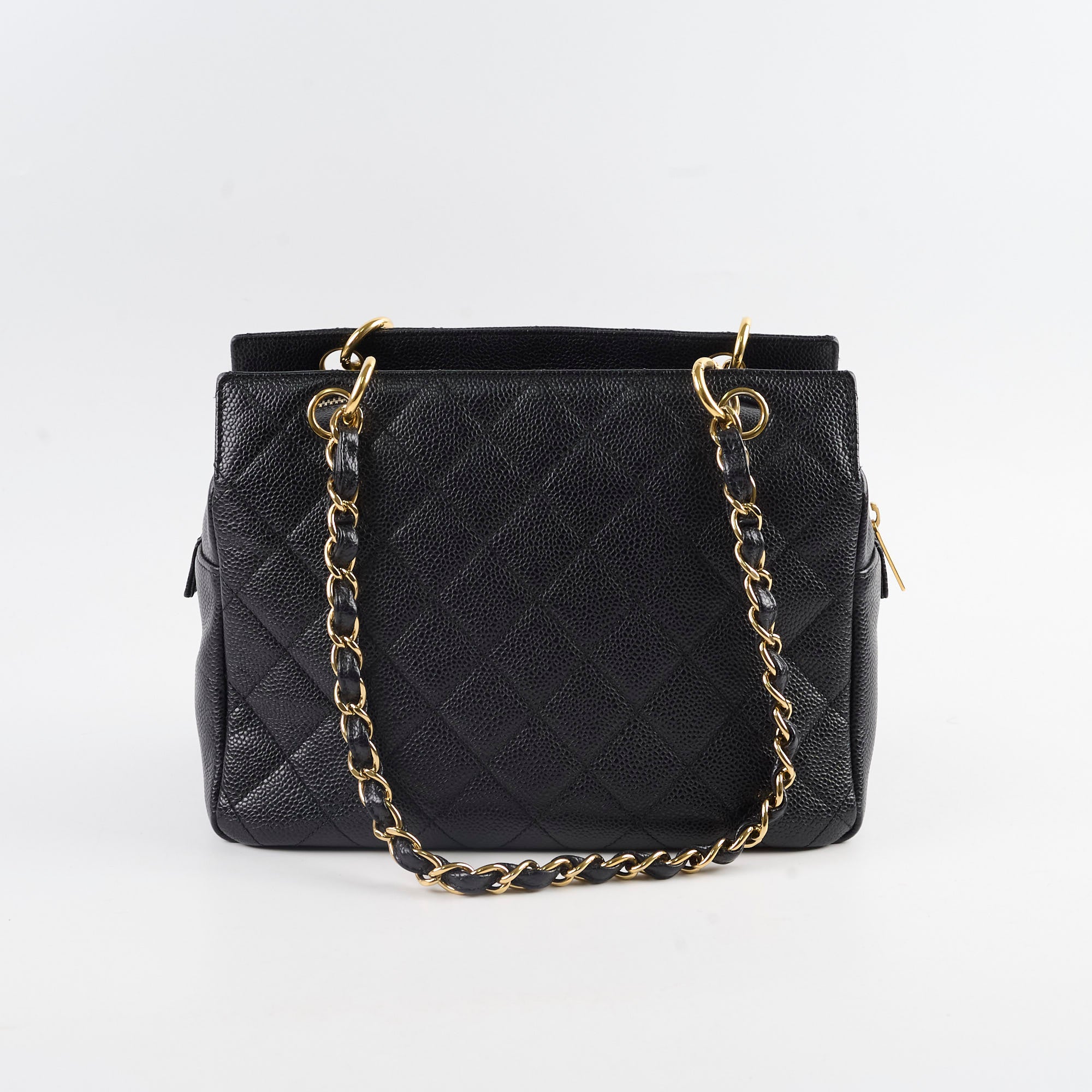 Chanel Petite Timeless Tote Bag PTT in Black Caviar Leather - Luxury Designer Handbag for Women, Perfect for Work, Travel & Everyday Use