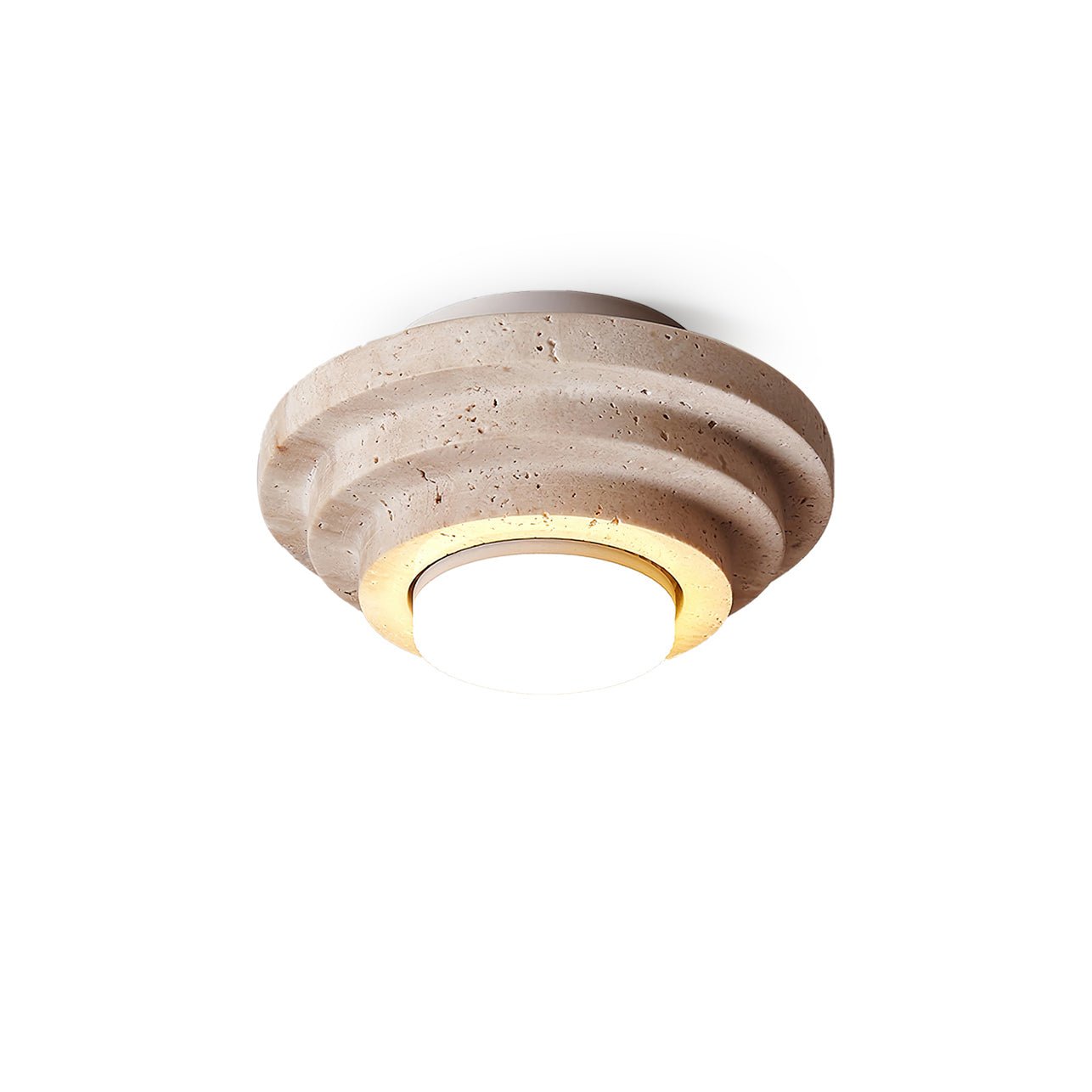 Modern Aperture Ceiling Lamp - Energy Efficient LED Flush Mount Light Fixture for Living Room, Bedroom, Kitchen & Office - Dimmable Indoor Lighting with Sleek Design