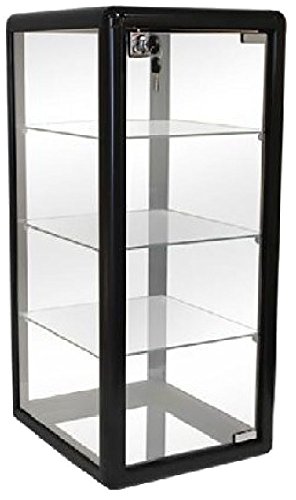 Black Vertical Counter Case (No Lights)