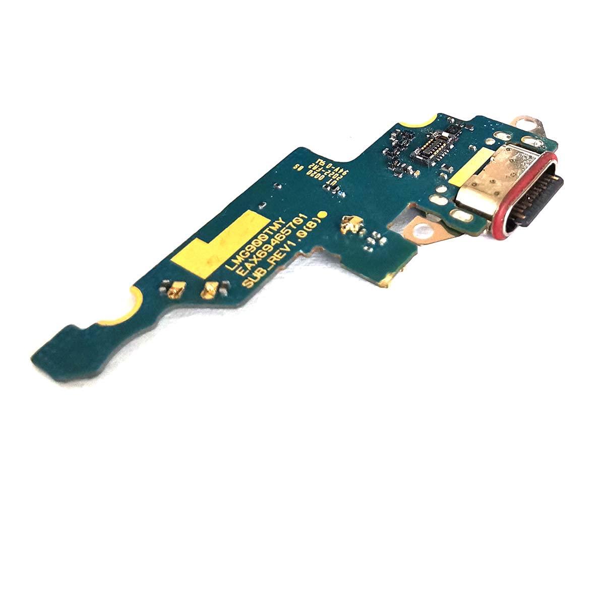 Original LG Velvet 5G G900N USB Charger Port Dock Connector Flex Cable PCB Board Replacement - Fast Charging & Data Sync Compatible for Home, Office & Travel Use