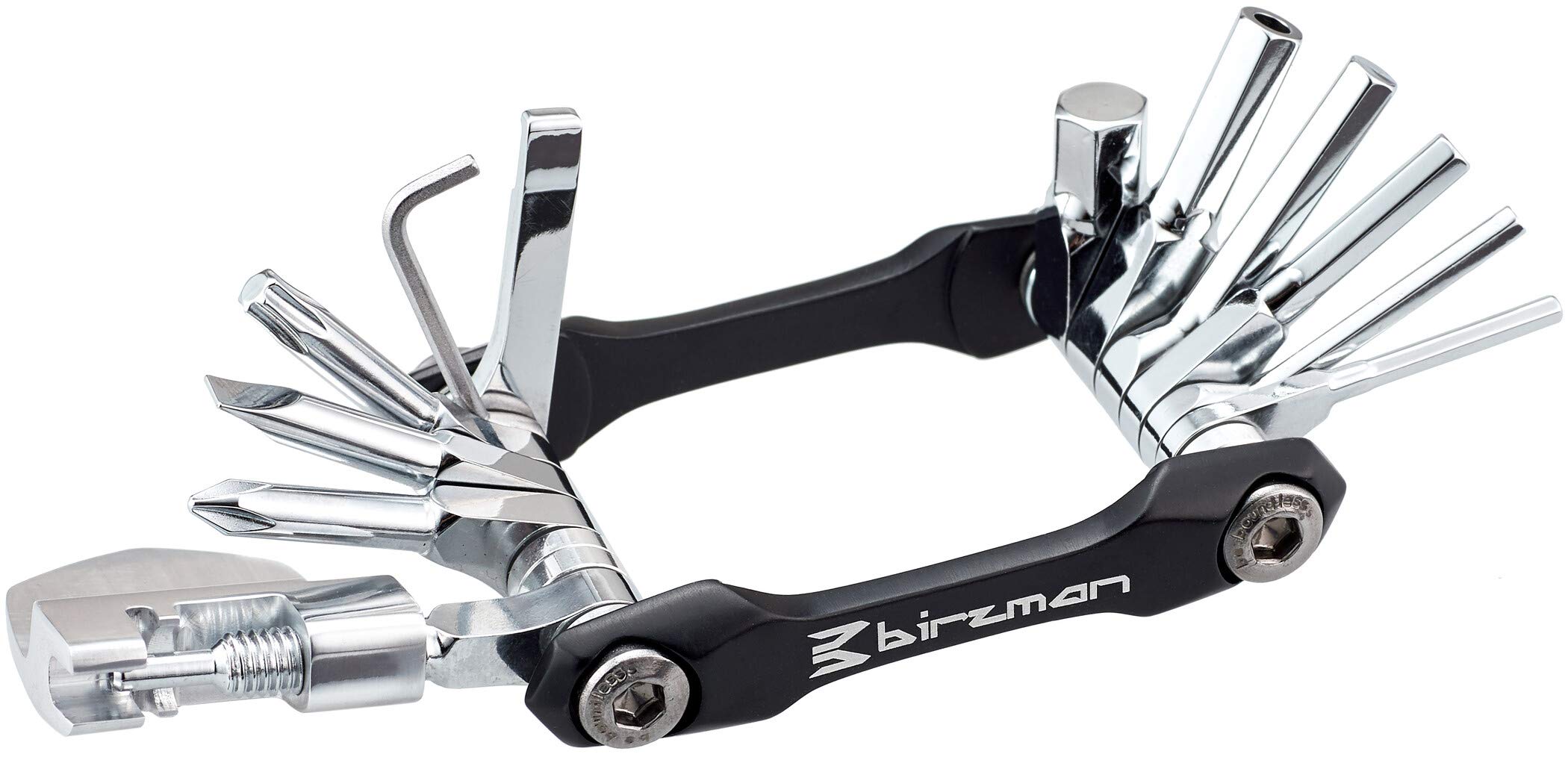 Feexman 12-in-1 Aluminum Mini Multi-Tool Set - Compact & Portable Black Survival Gear for Camping, Hiking, EDC & Outdoor Adventures
