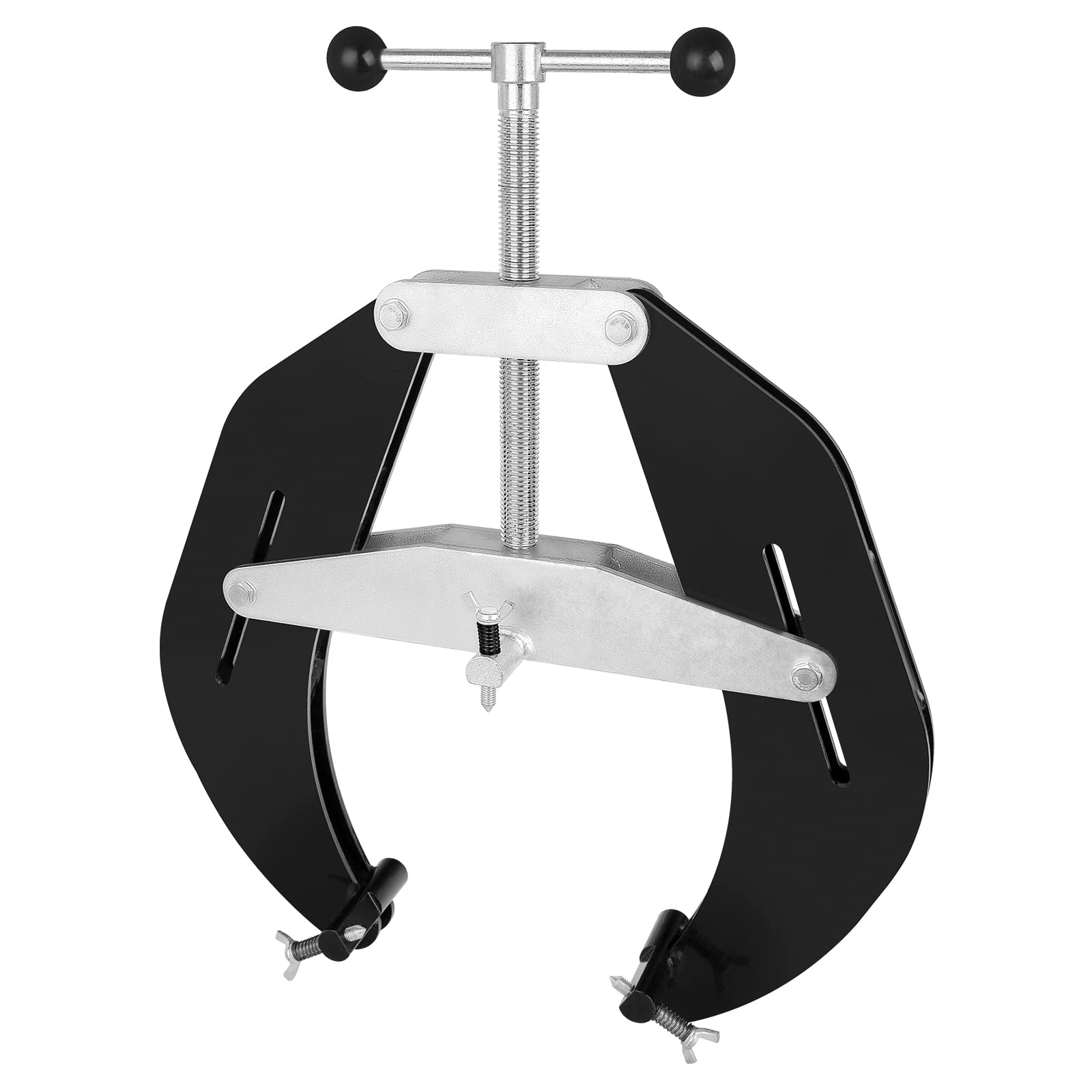 Steel Pipe Clamp 5-12 Inch - High Strength Pipe Alignment Tool with Quick-Acting Screws & Lightweight Design - Perfect for Plumbing, HVAC, and DIY Pipe Fixing