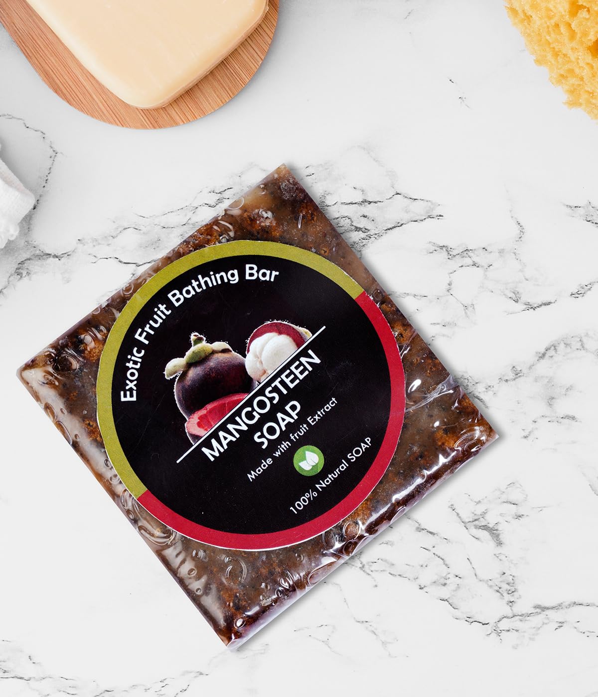 Natural Mangosteen Fruit Soap for Glowing Skin | Antioxidant & Moisturizing Face & Body Bar | Perfect for Sensitive Skin & Daily Skincare Routine