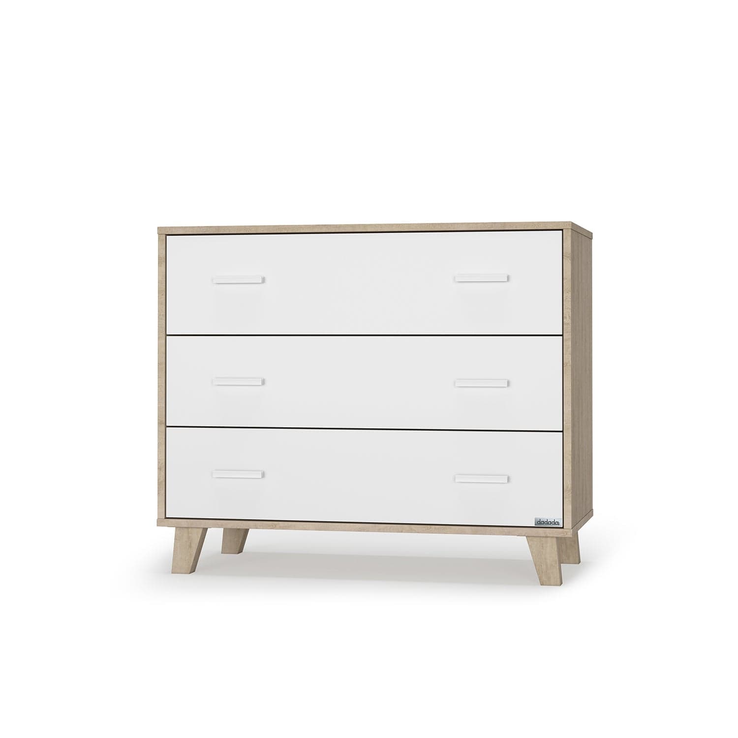 Brooklyn 3 Drawer Dresser - Modern Wooden Chest of Drawers for Bedroom & Nursery Storage | Perfect for Clothes, Toys & Home Organization