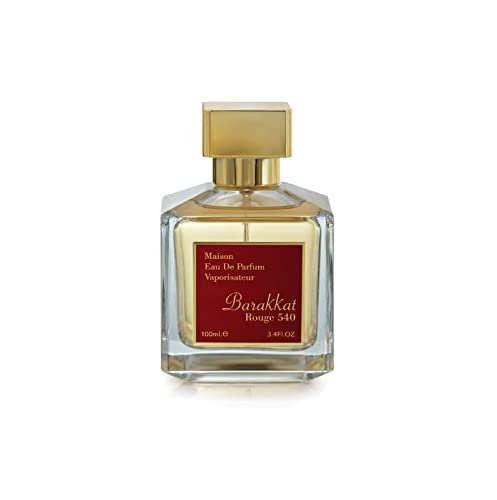 FragMade - B A R A K K A T Rouge 540 EDP (100 ml) Unisex Perfume | Turkish Rose & Bulgarian Rose Scent | Oud & Violet Blend | Long-Lasting Luxury Fragrance for Men & Women | Perfect for Date Night, Special Occasions & Gift Giving