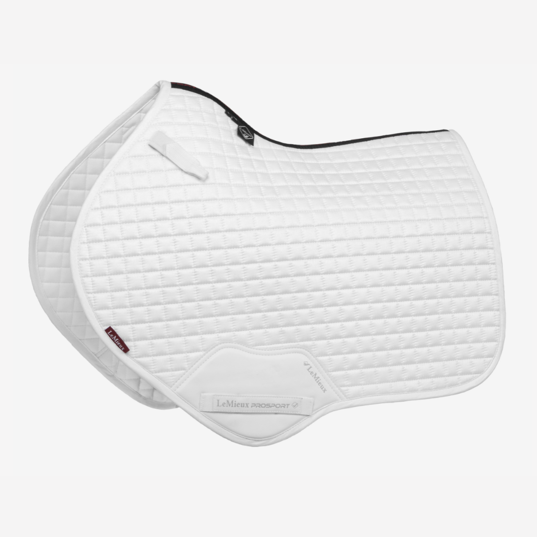 Premium LeMieux Suede Close Contact Square Saddle Pad for English & Dressage Riding - Comfortable & Non-Slip Equestrian Gear for Training & Competition