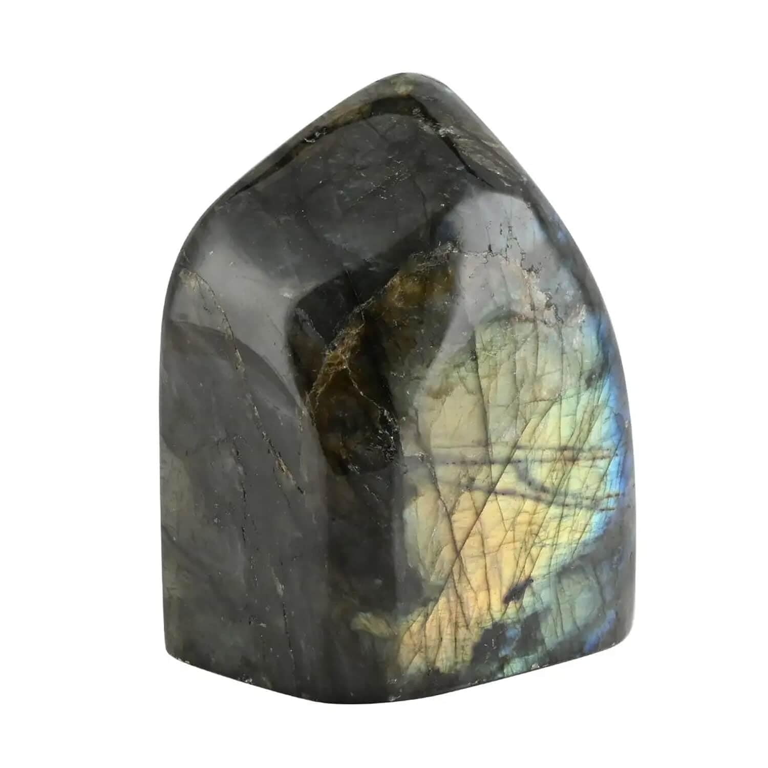 Labradorite Free Form Figurine - 2780 Ct Natural Stone Home Decor, Tabletop & Living Room Decoration, Unique Gift Idea for Housewarming & Spiritual Healing