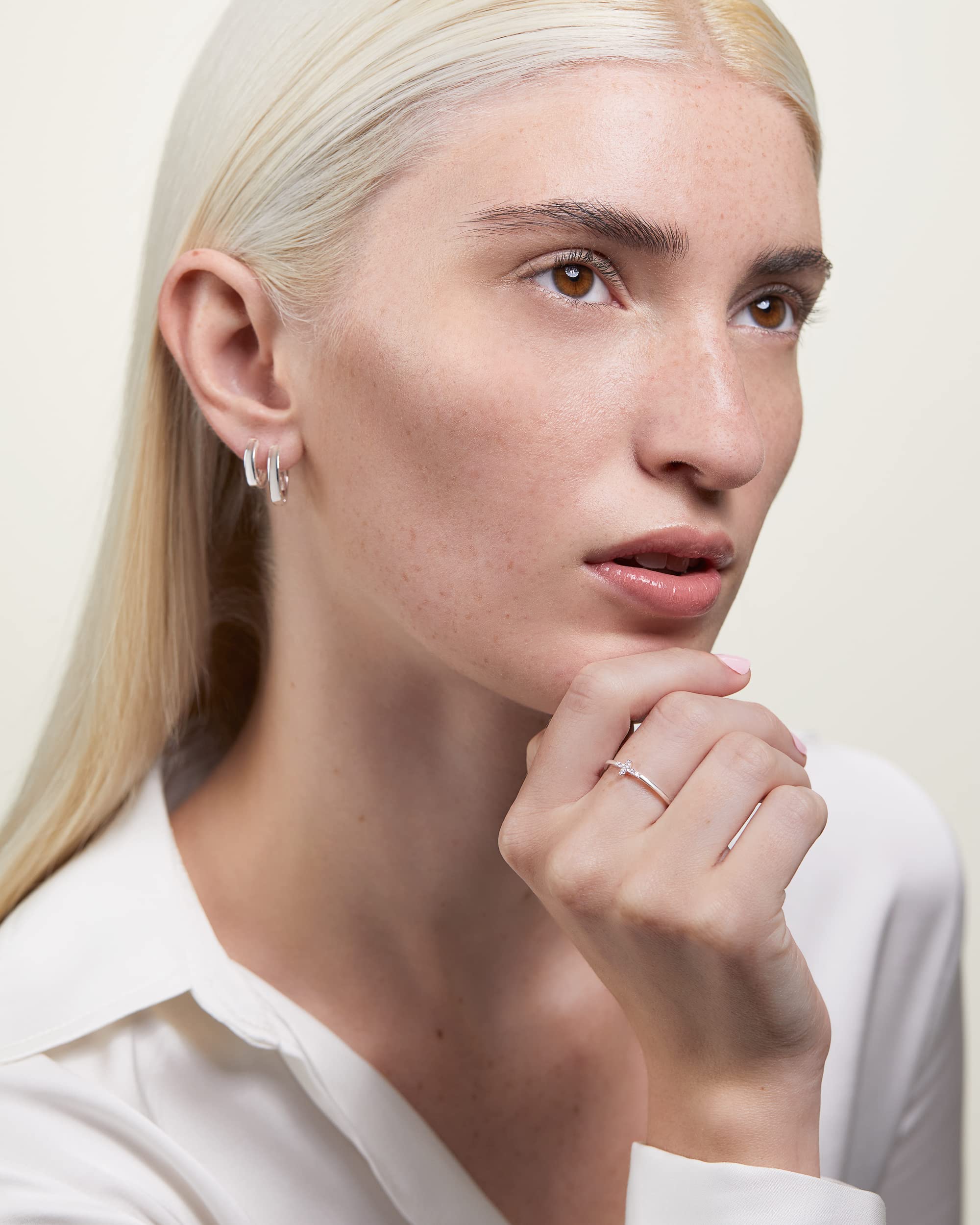 Elegant Milla Cross Rings for Women - 925 Sterling Silver & 14K Gold Plated Religious Jewelry - Perfect Christian Gifts, Catholic Gifts & Spiritual Accessories for Church, Weddings & Daily Wear