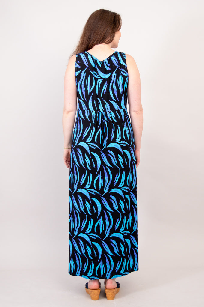 Liane N/S Dress - Stylish Bamboo Fabric Cuban-Inspired Flowy Dress for Women | Perfect for Beach Vacations, Summer Parties & Casual Outings