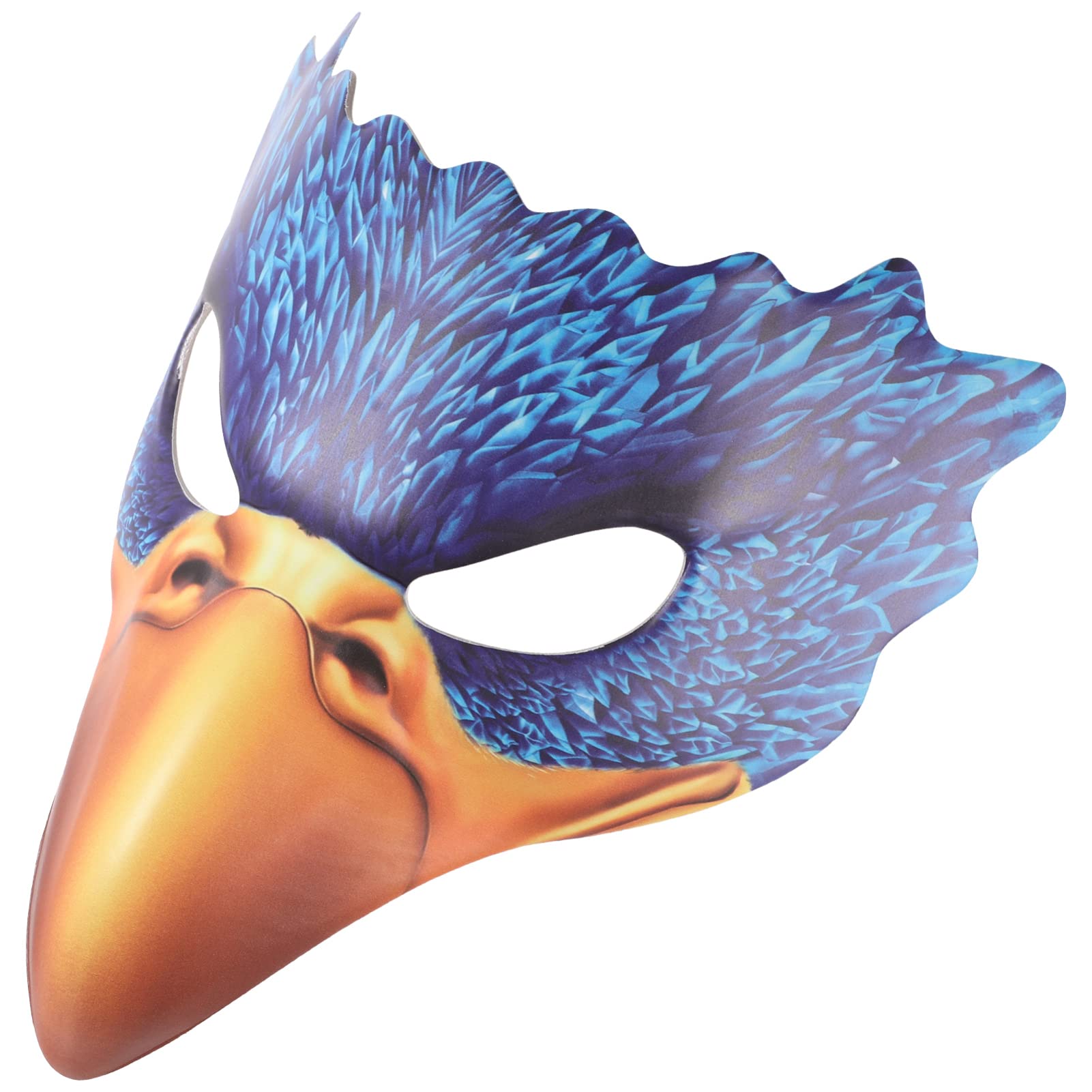 PRETYZOOM Halloween Mask - Long Nose Bird Beak Half Face Cover for Costume Parties, Masquerade Balls & Cosplay (Blue) | Perfect for Halloween, Carnival, Theatrical Performances & Renaissance Fairs